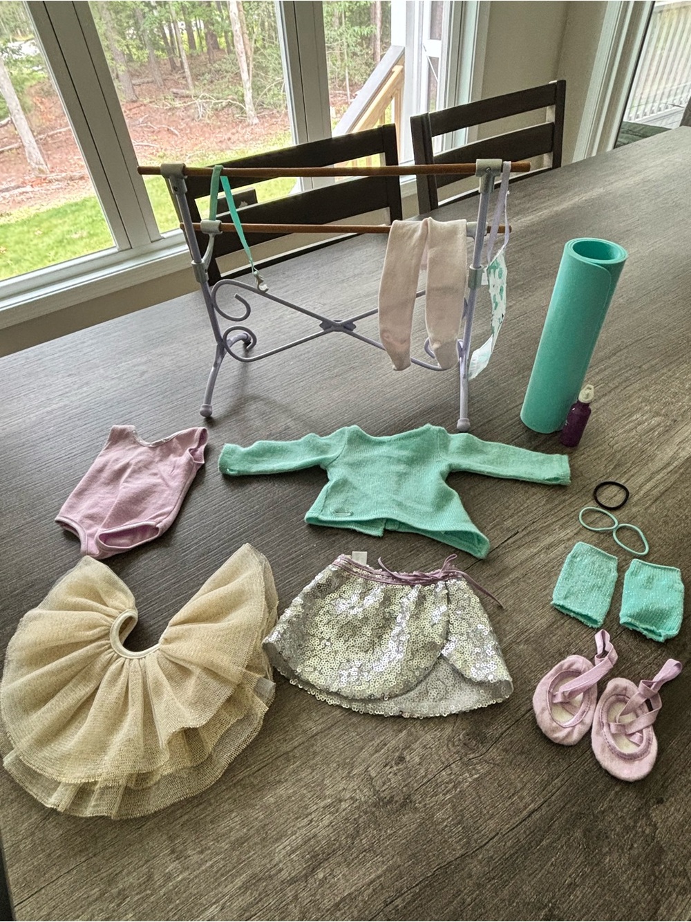 American Girl Ballet Barre and Outfit Set